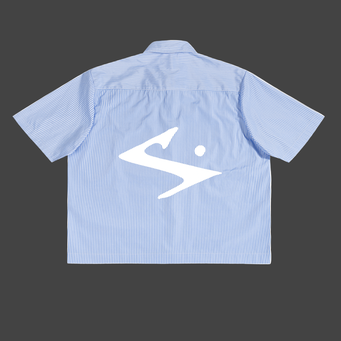 LOGO BUTTON UP (BLUE)