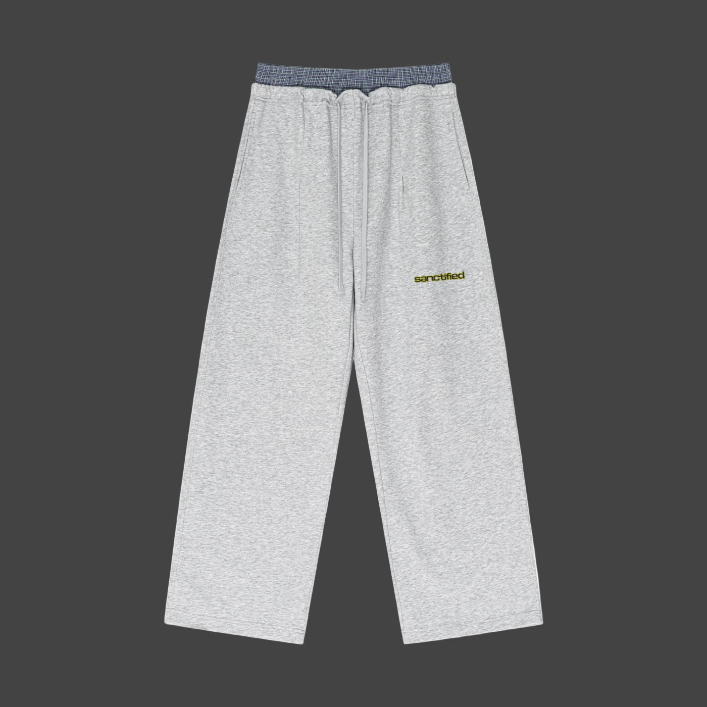 SANCTIFIED' SWEATS (FLOWER GREY)