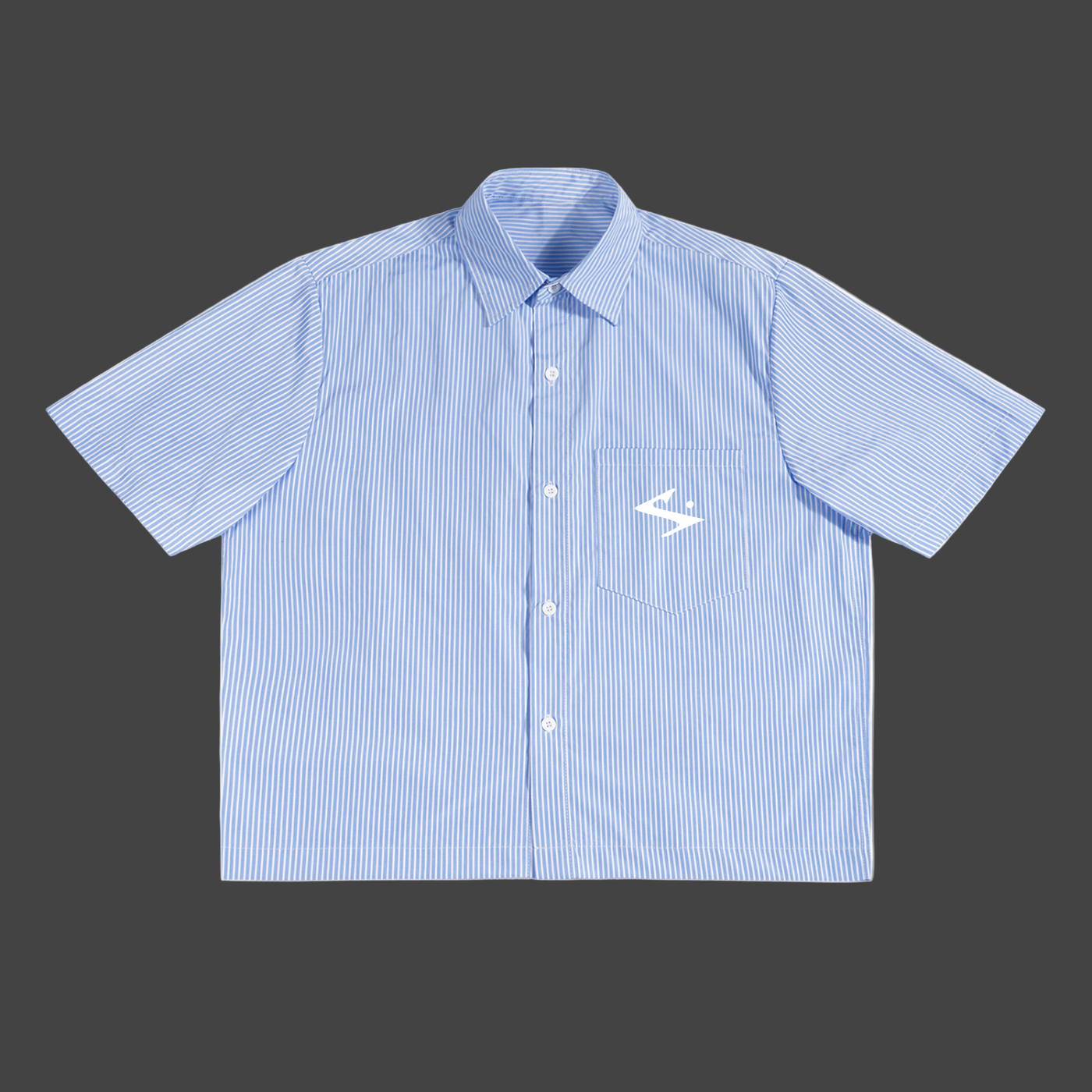 LOGO BUTTON UP (BLUE)