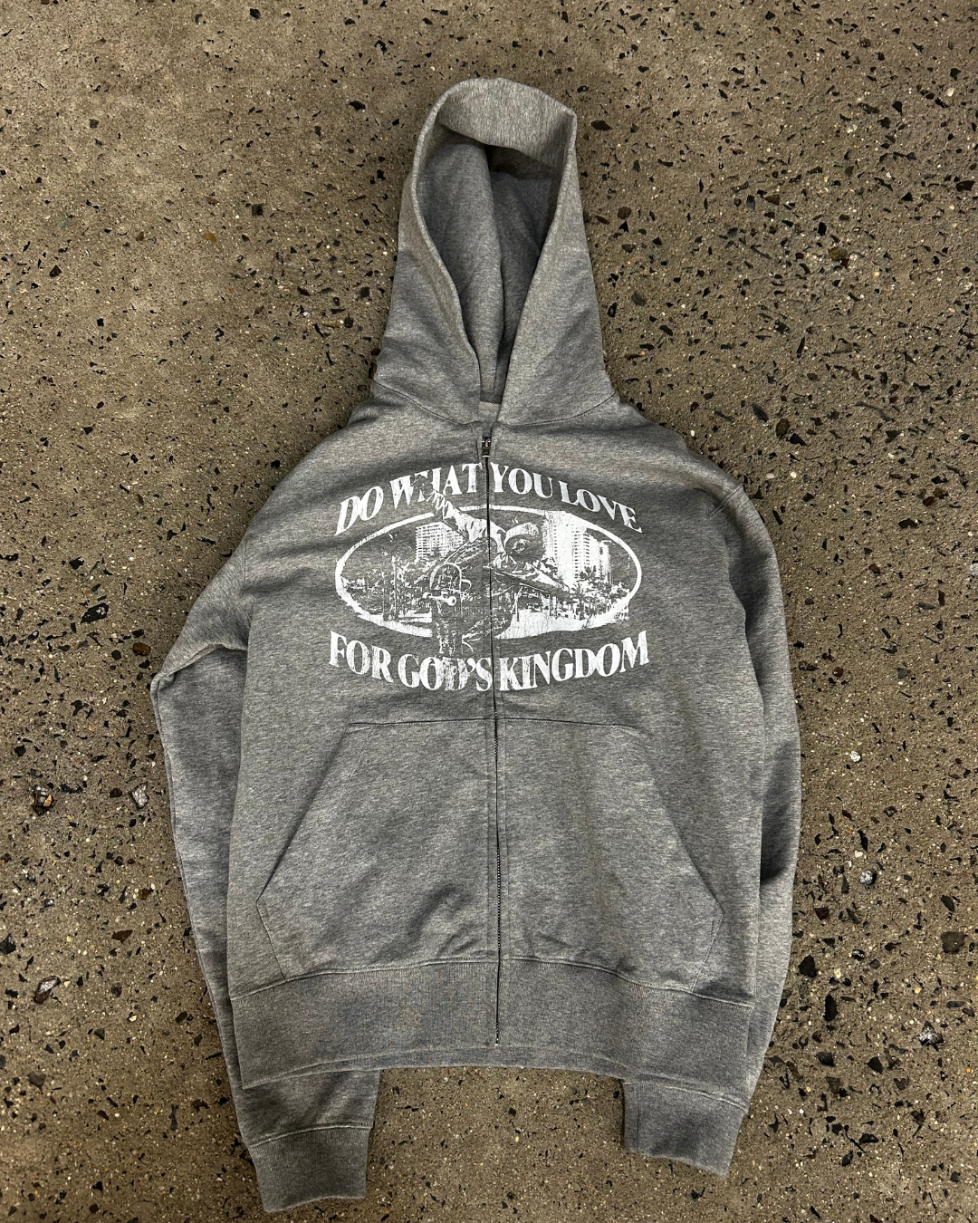 "FOR HIS KINGDOM" ZIPUP HOODIE