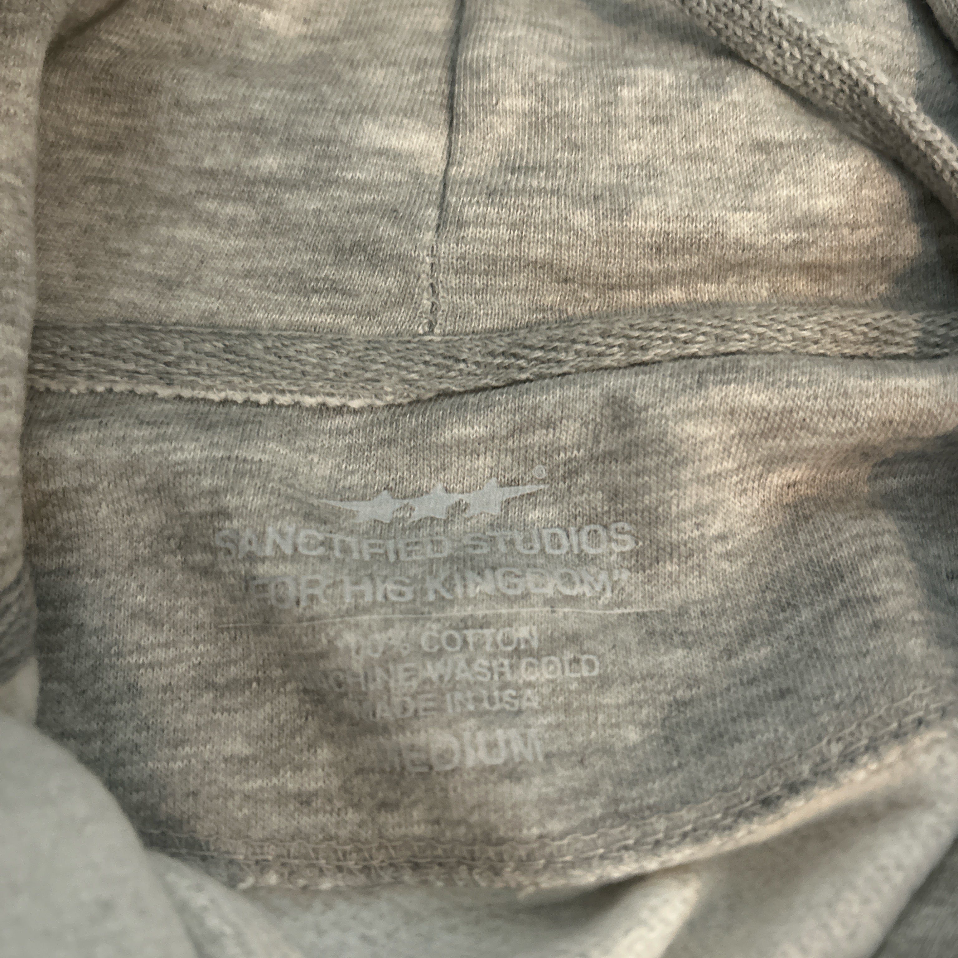 "FOR HIS KINGDOM" ZIPUP HOODIE