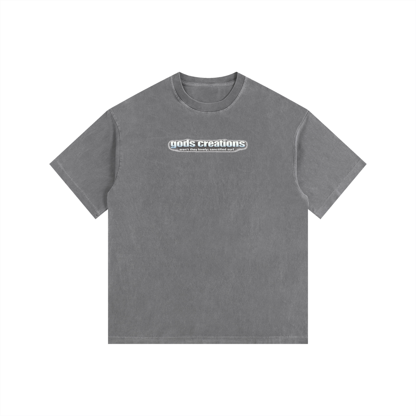 GOD'S CREATIONS VINTAGE TEE (DARK GREY)