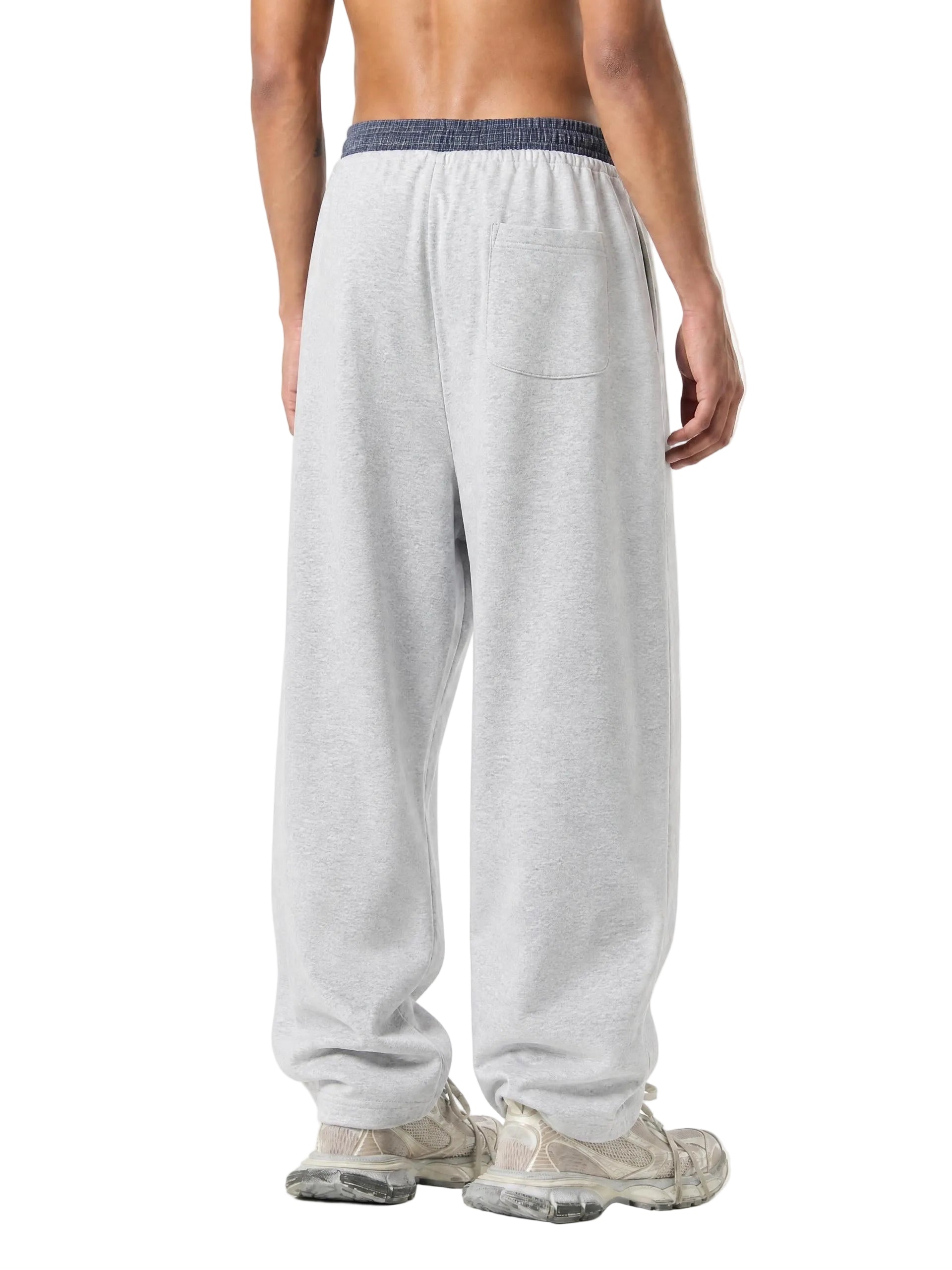 SANCTIFIED LOGO WAISTED SWEATS (HEATHER GREY)